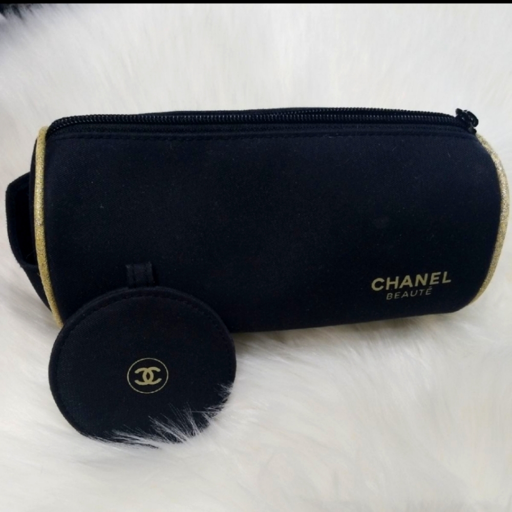 Chanel makeup bag